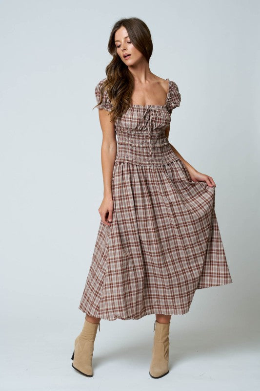 Pretty in Plaid Midi