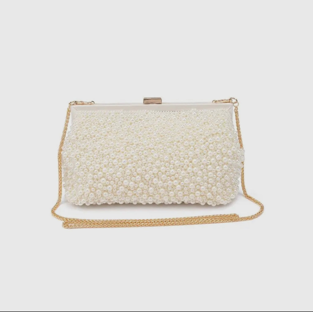 Samira Evening Bag - Ivory