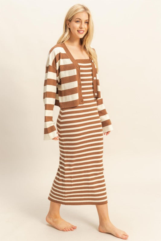 Diana Cardigan and Dress Set