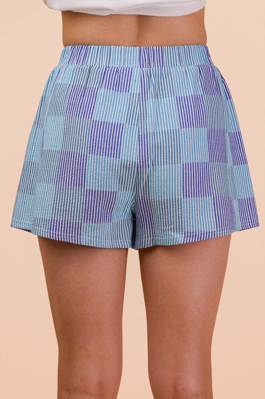 Boxer Shorts - Blue Checkered