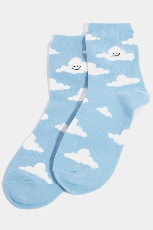 Smiley Cloud Socks