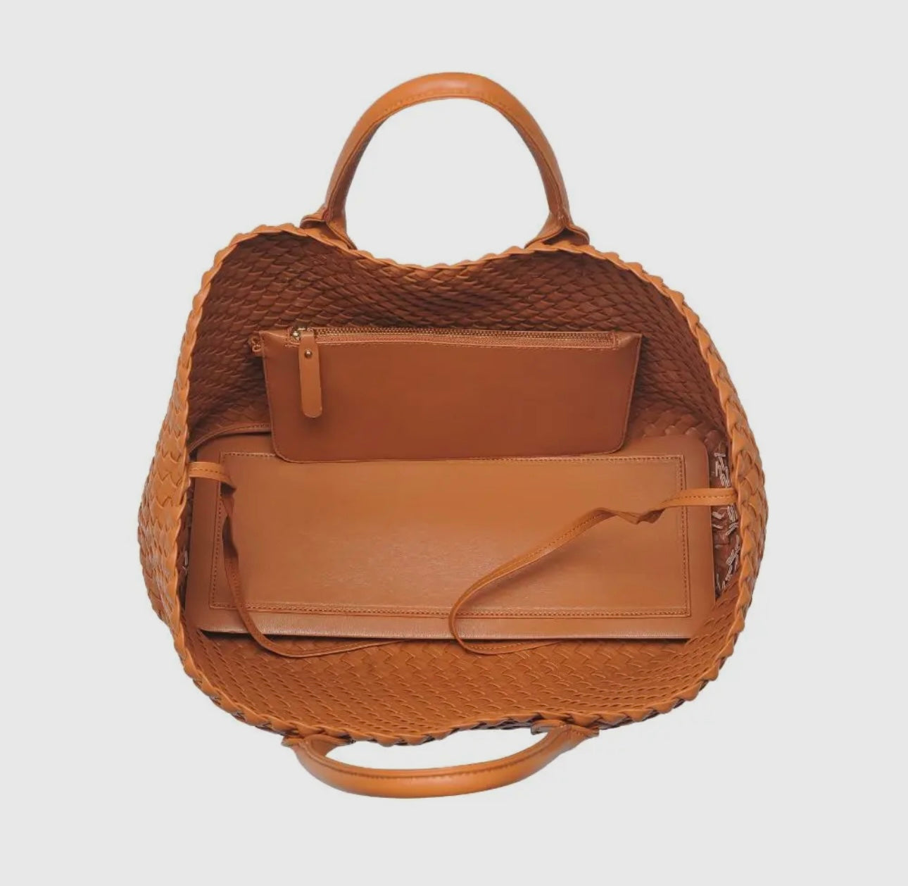 Ithaca Vegan Leather Tote - Tan