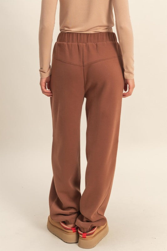 Basic Joggers - Chestnut