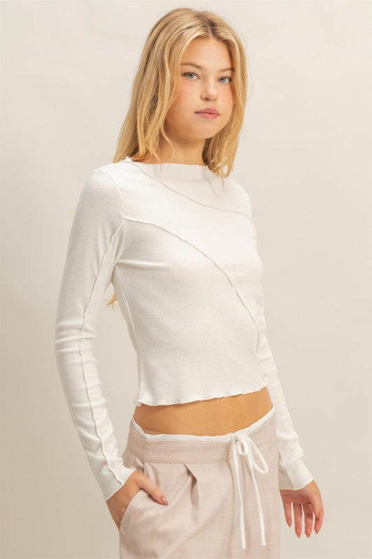 Carly Knit Top - Off White