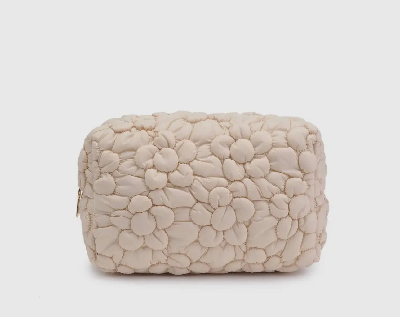 Flower Pouch - Cream