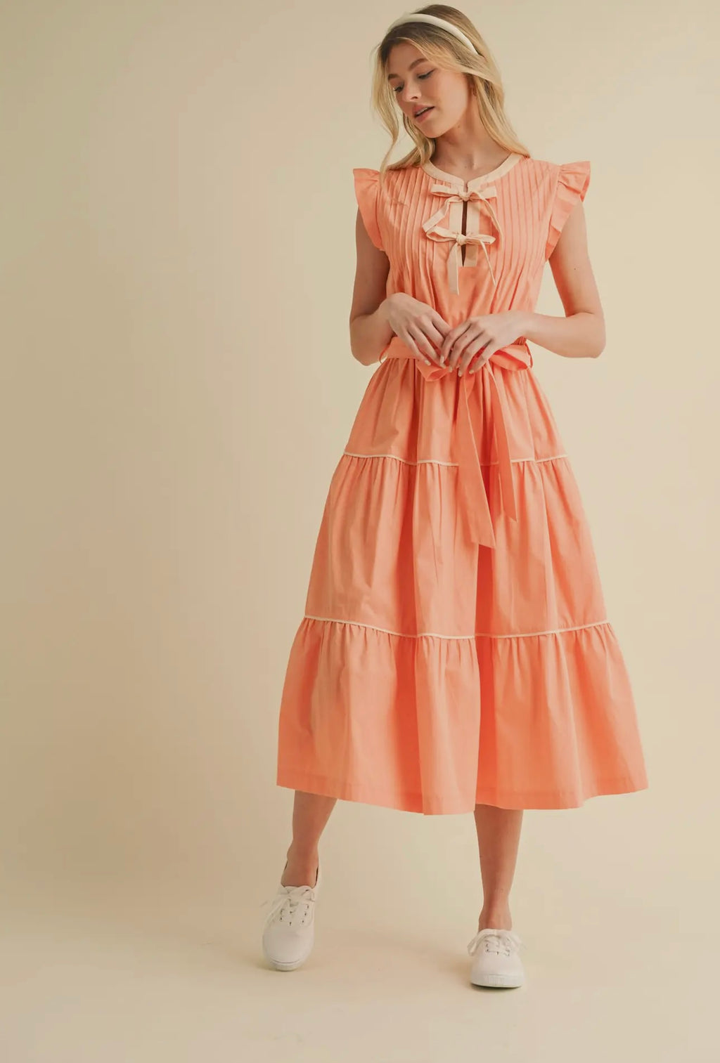 Orange Dream Midi Dress