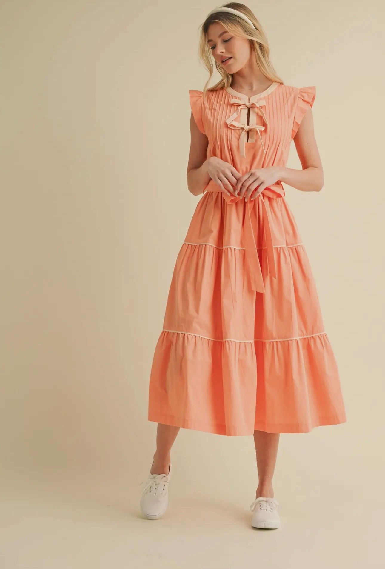 Orange Dream Midi Dress