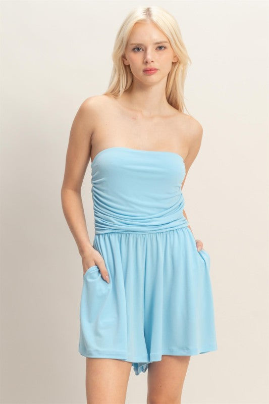 Bailey Romper - Sky
