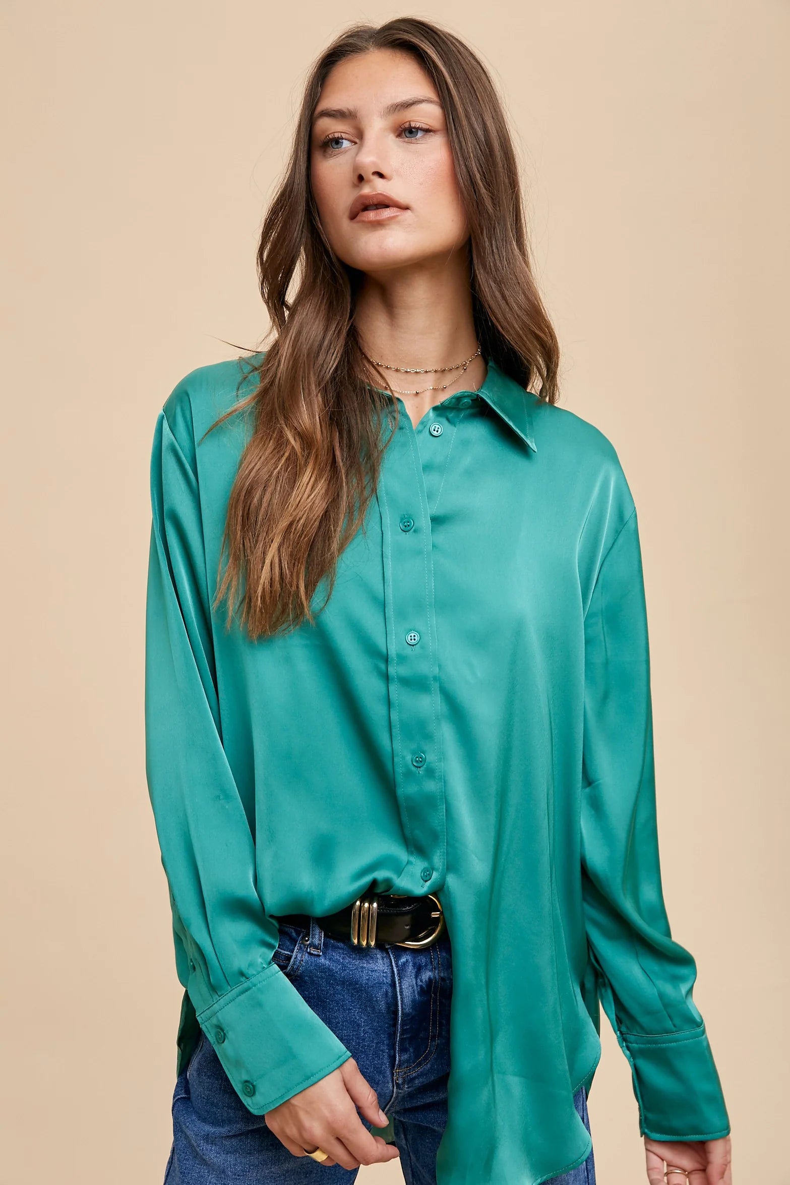 Like a Gem Button Down