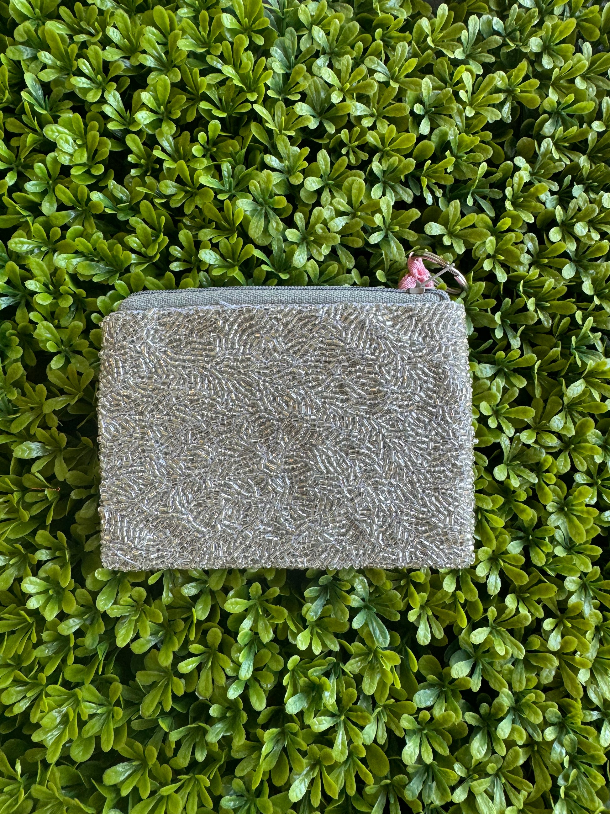 Casino $ Beaded Coin Purse