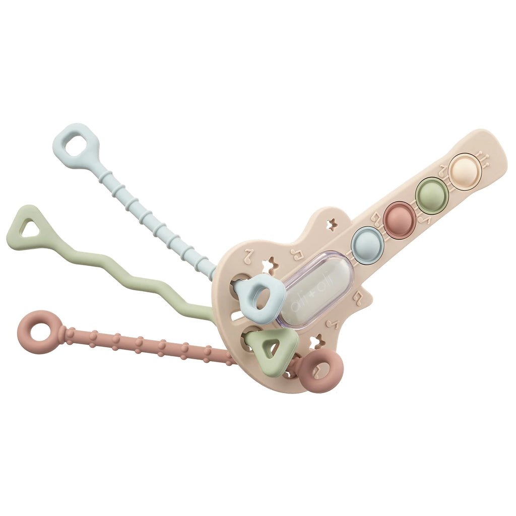 Guitar Sensory Pull & Teether Activity Toy