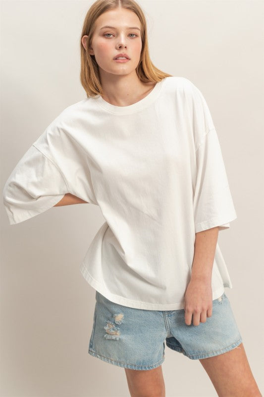 Basic Girl Tee - White