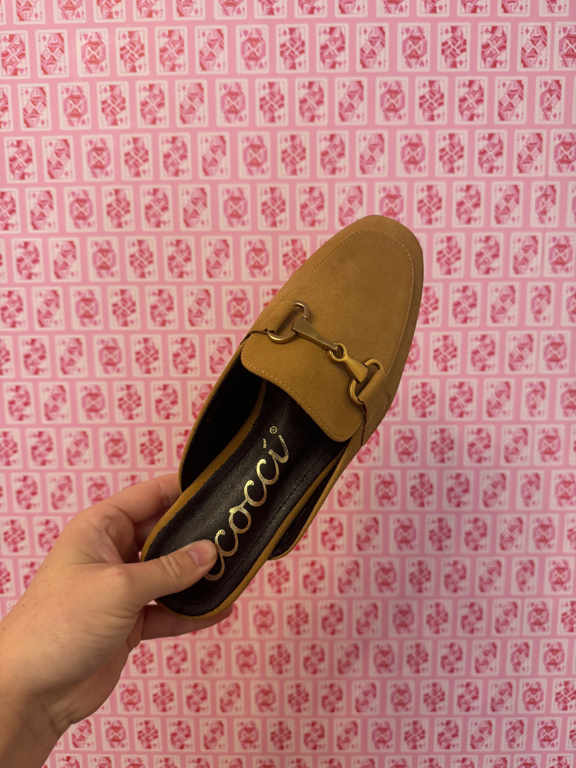 Eileen Matte Link Flats - Toffee