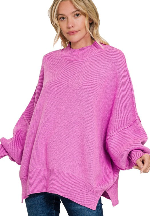 Emma Oversized Sweater - Pink