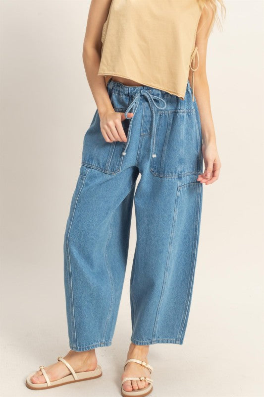 Melanie Denim Pants - Light