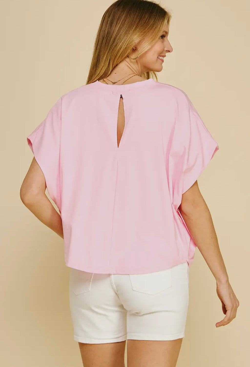 Solid Tunic Top - Pink