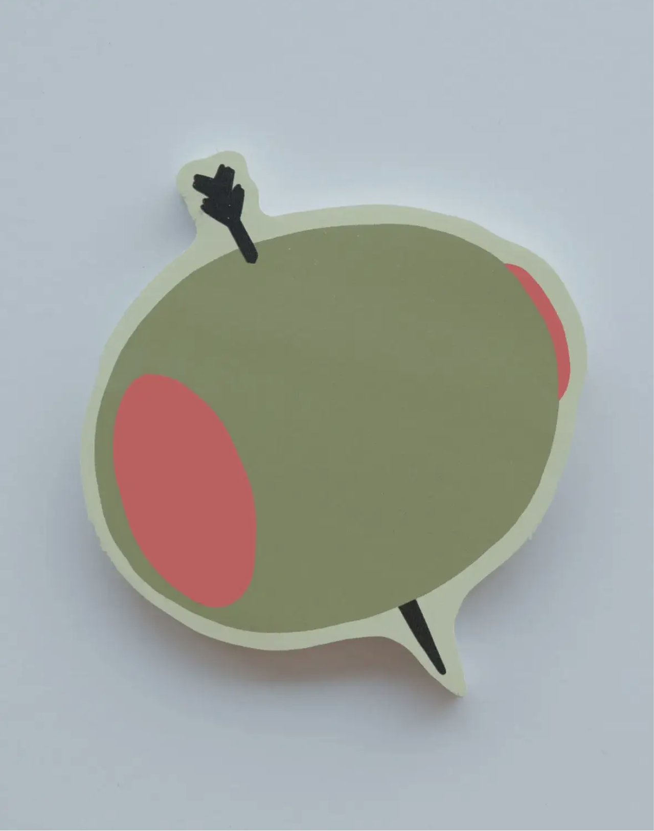 Olive Sticky Notepad