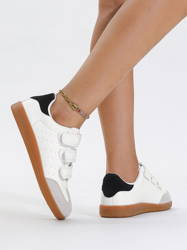 Velcro Strap Sneakers