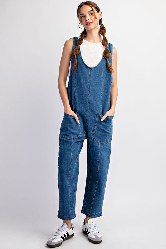 Denim Overalls