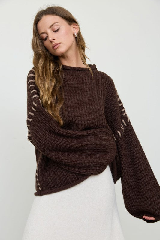 All Stitched Up Sweater