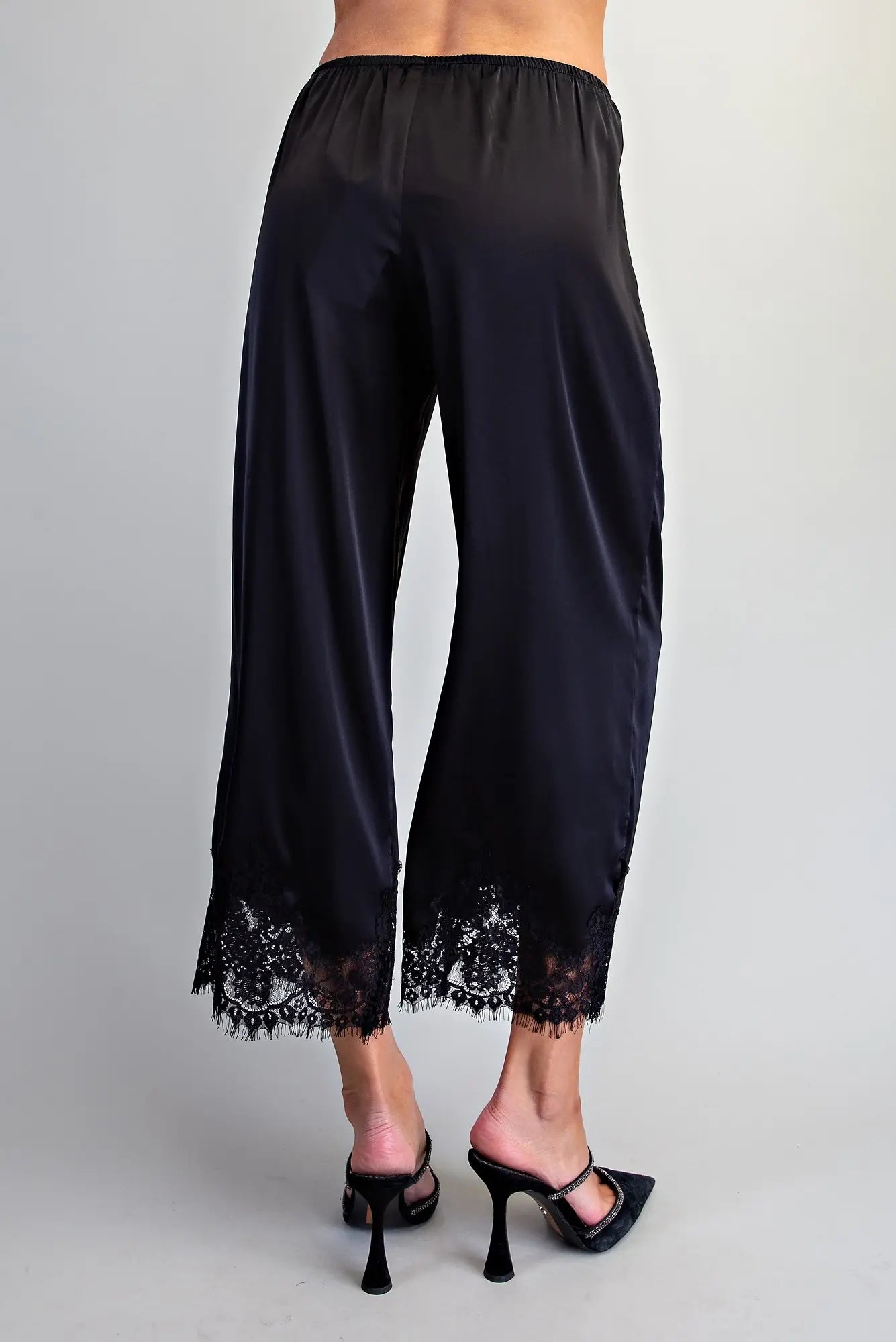Lace Trim Pants