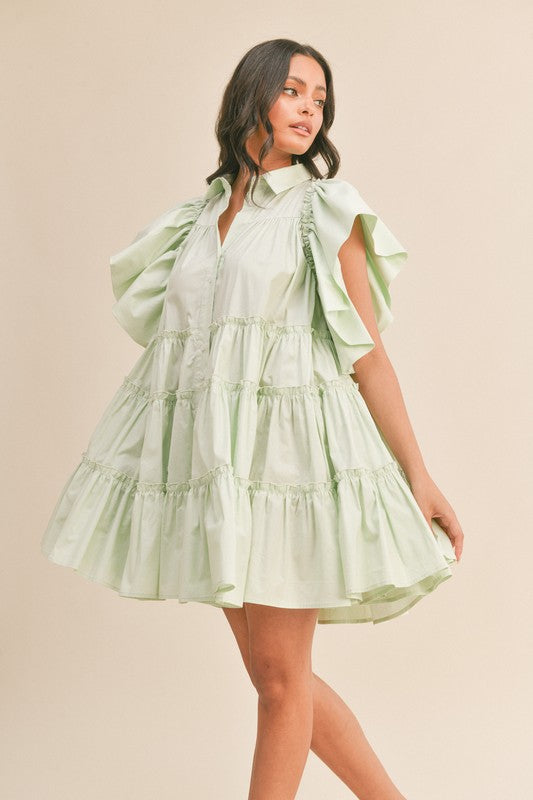 Summer Days Mini Dress - Mint