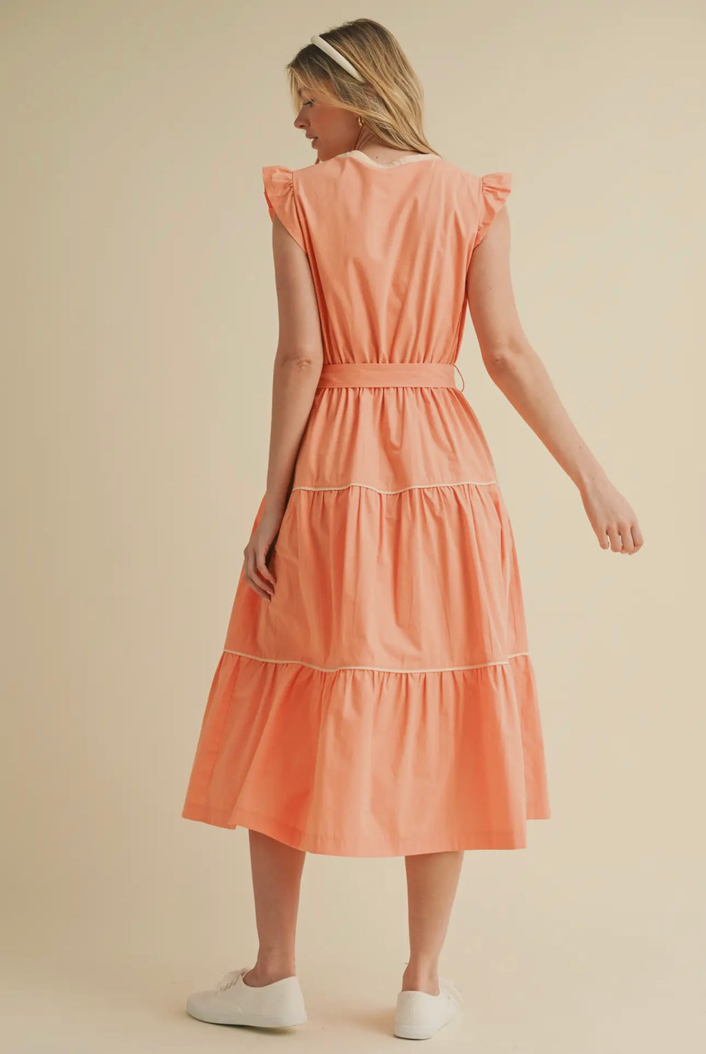 Orange Dream Midi Dress
