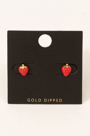 Strawberry Stud Earrings