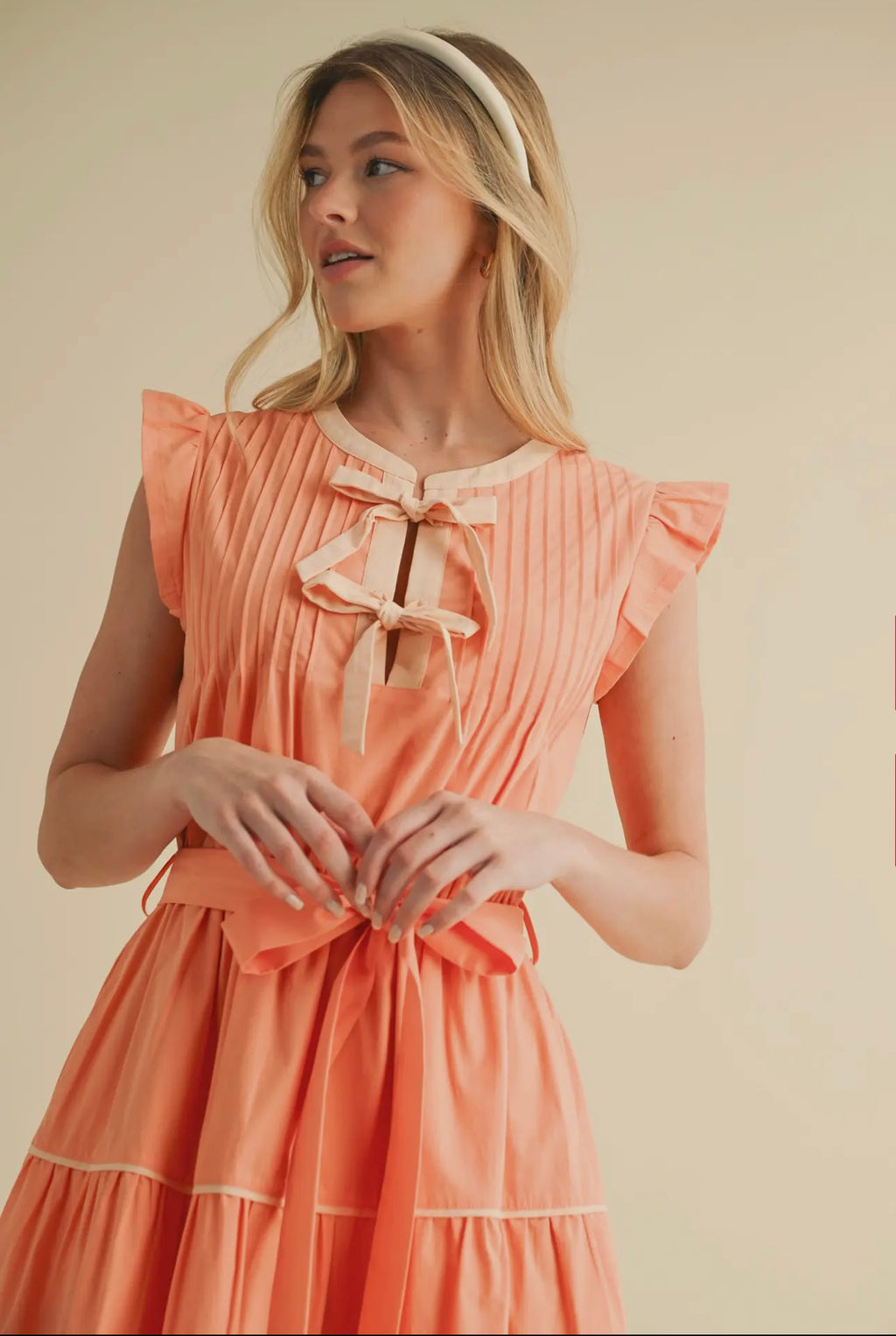 Orange Dream Midi Dress