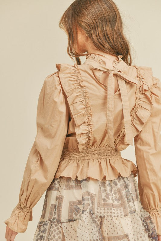 Amy Ruffle Top