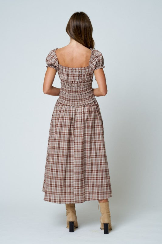 Pretty in Plaid Midi