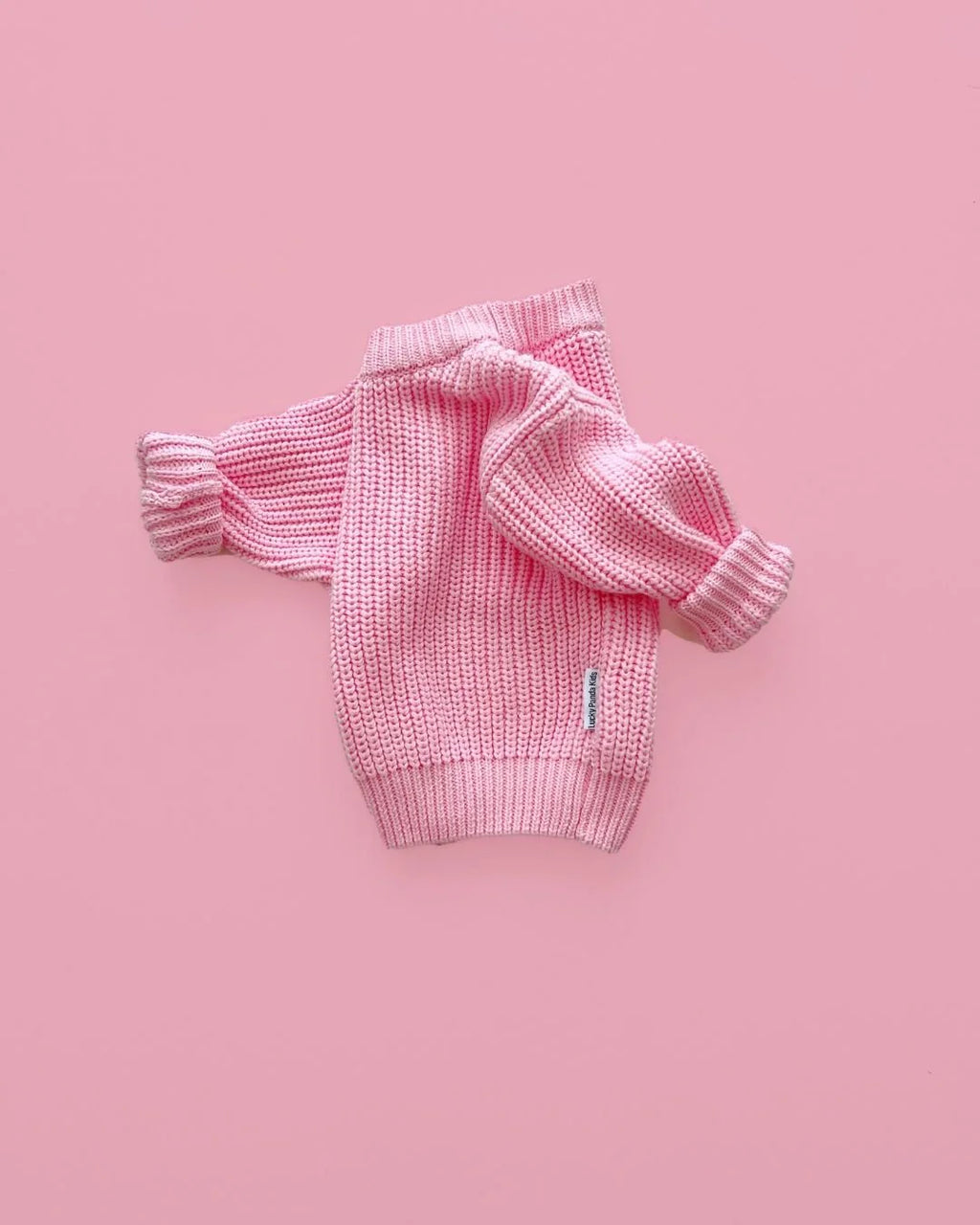 Baby Chunky Knit Sweater - Pink