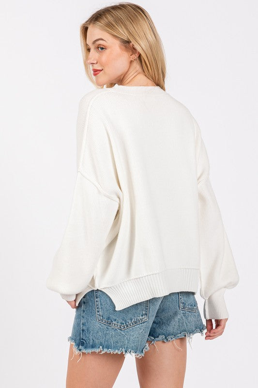 Kylee Sweater - White