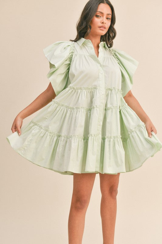 Summer Days Mini Dress - Mint