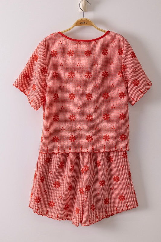 Colby Embroidered Set