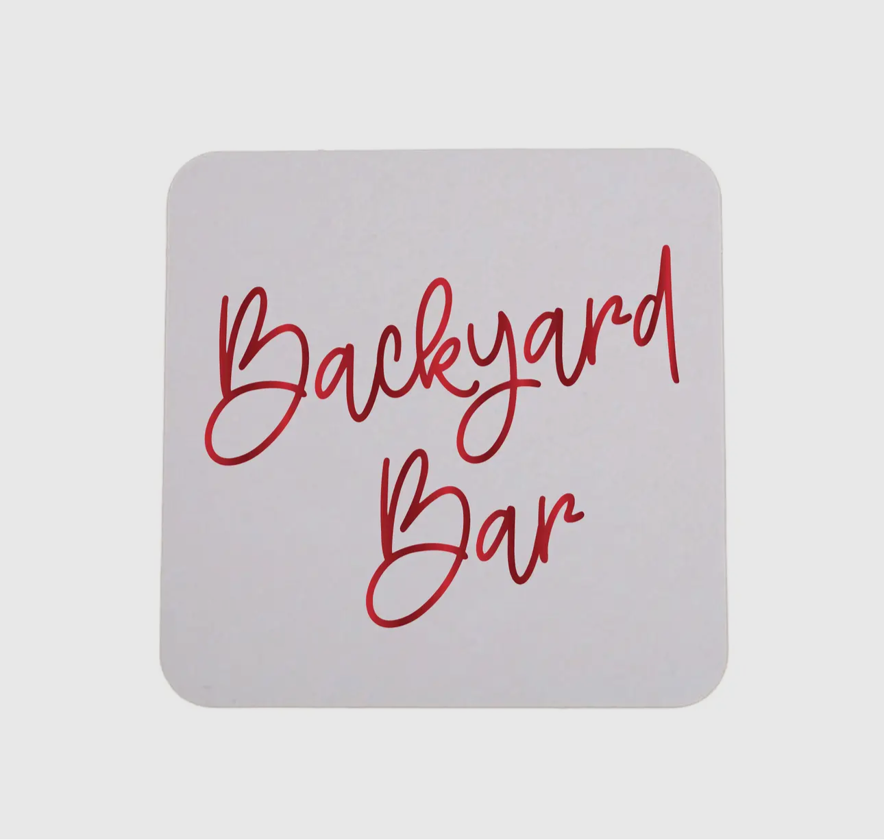 Backyard Bar Coaster