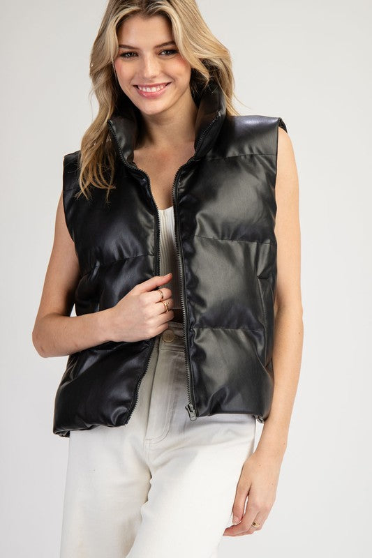 Puffer Vest - Black