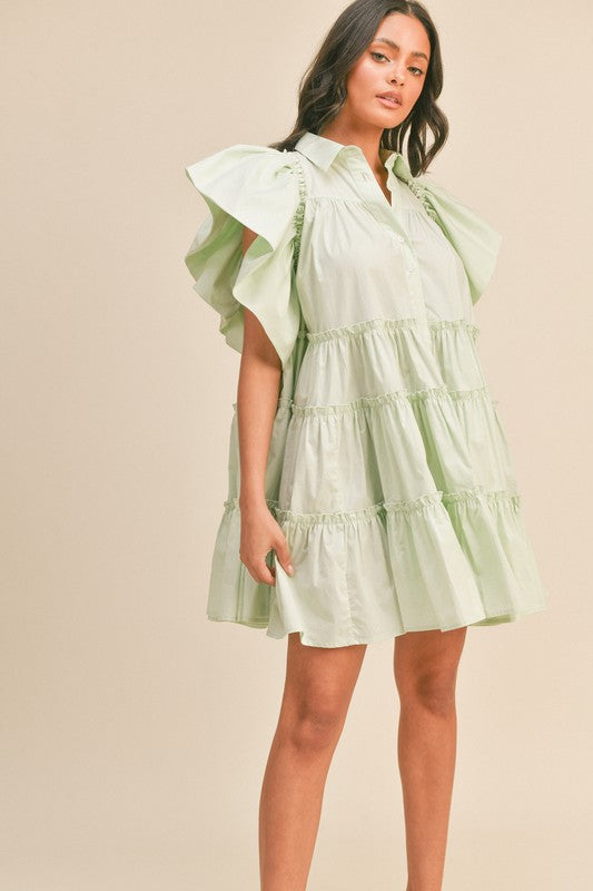 Summer Days Mini Dress - Mint