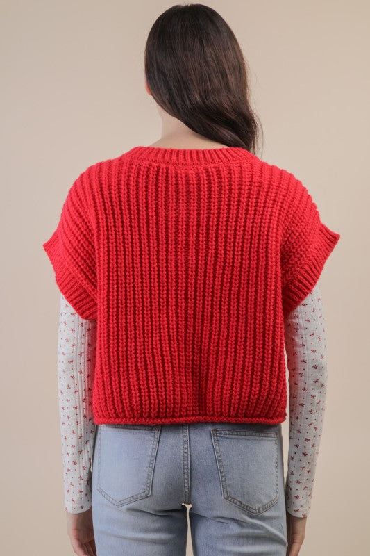 Morgan Sweater - Red