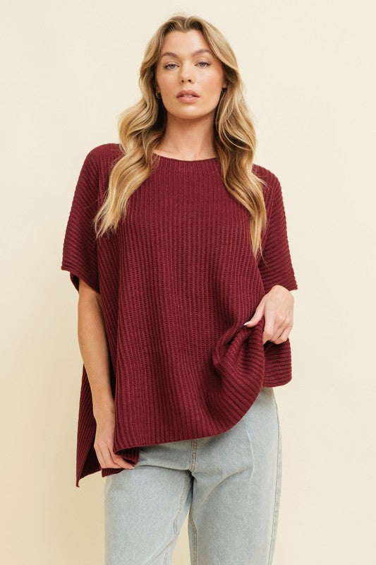 Lainey Sweater - Burgundy