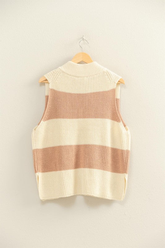 Ronda Striped Sweater Vest