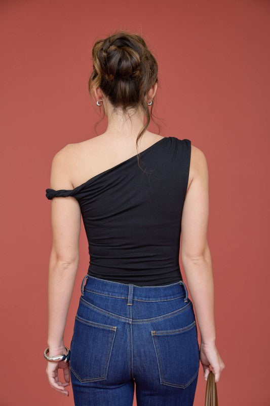 Twisted Shoulder Bodysuit