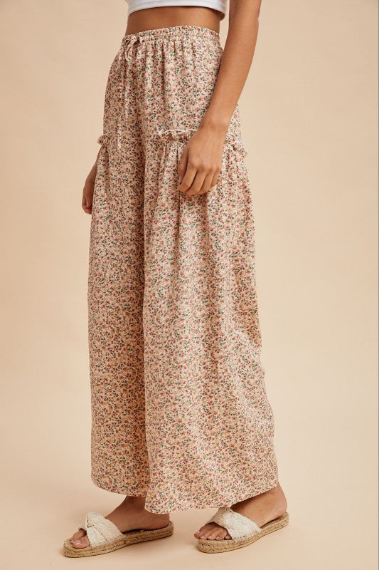 Ditsy Floral Palazzo Pants