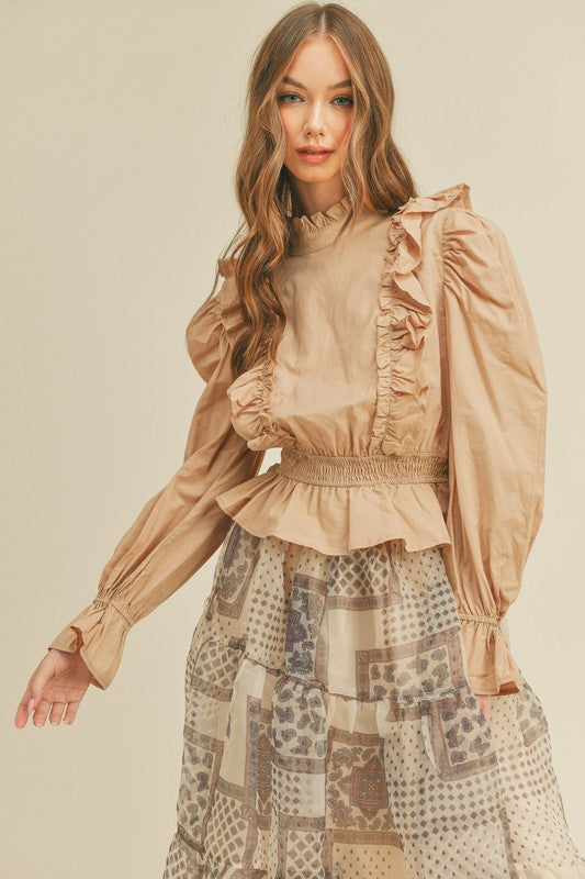 Amy Ruffle Top