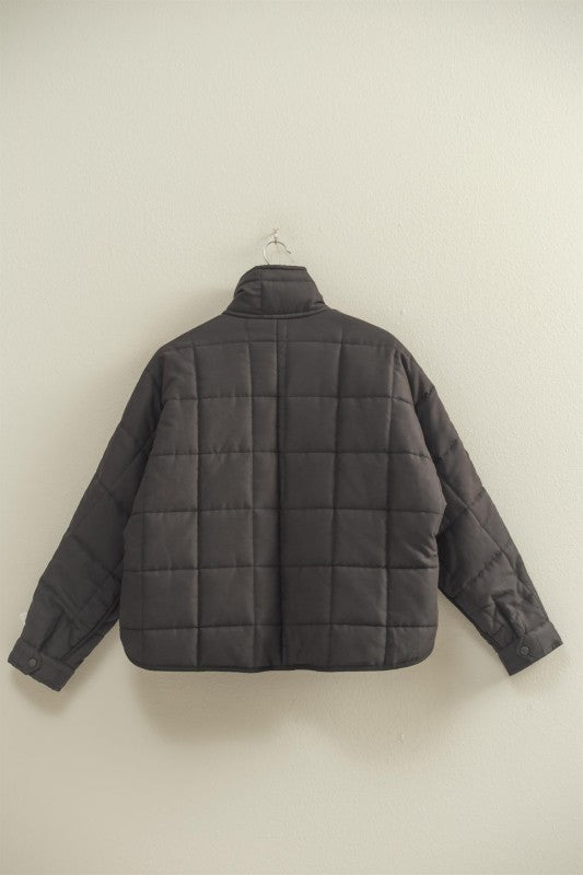 Every Day Quilted Jacket - Black