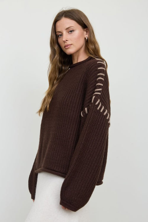 All Stitched Up Sweater