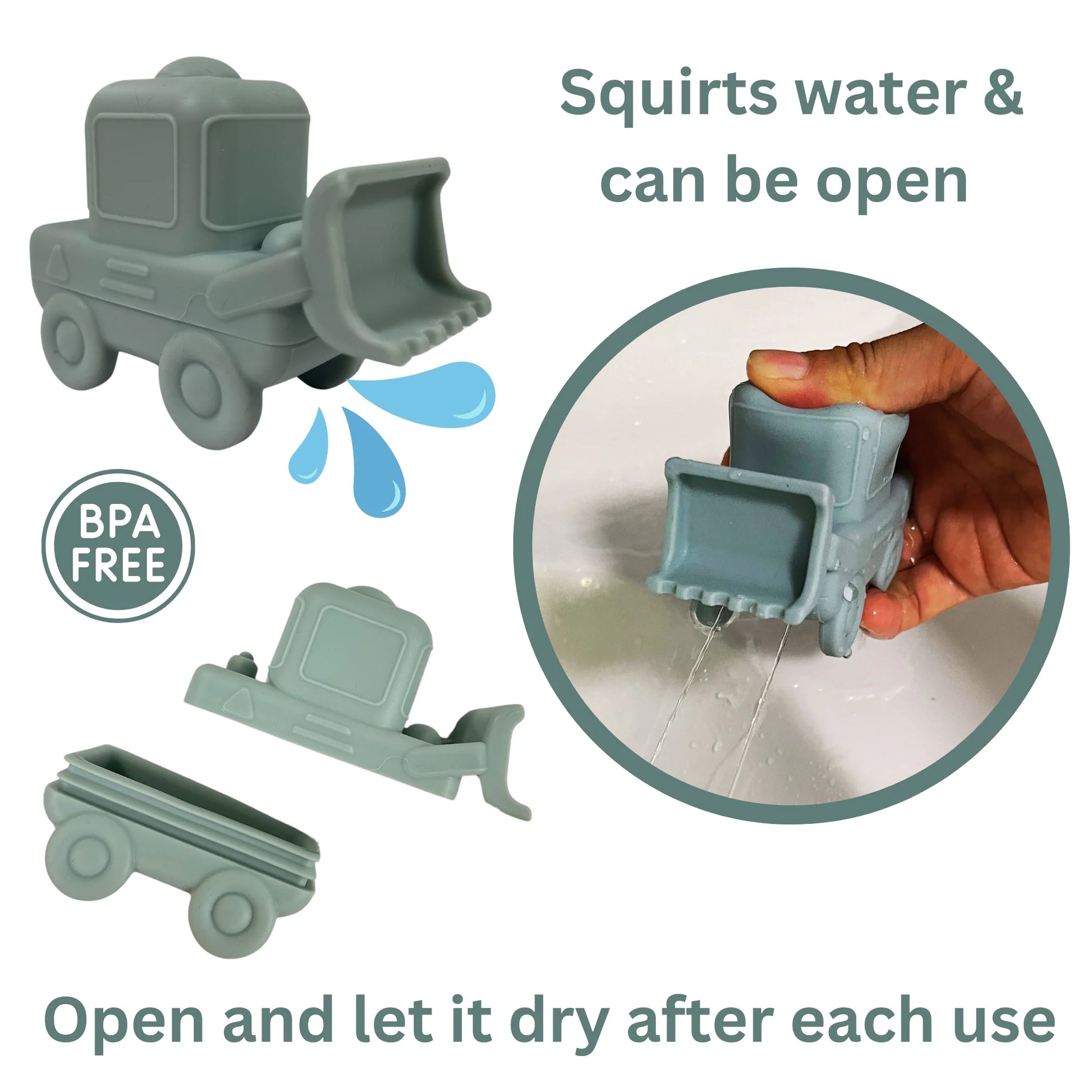 Construction Vehicles Bath Toys