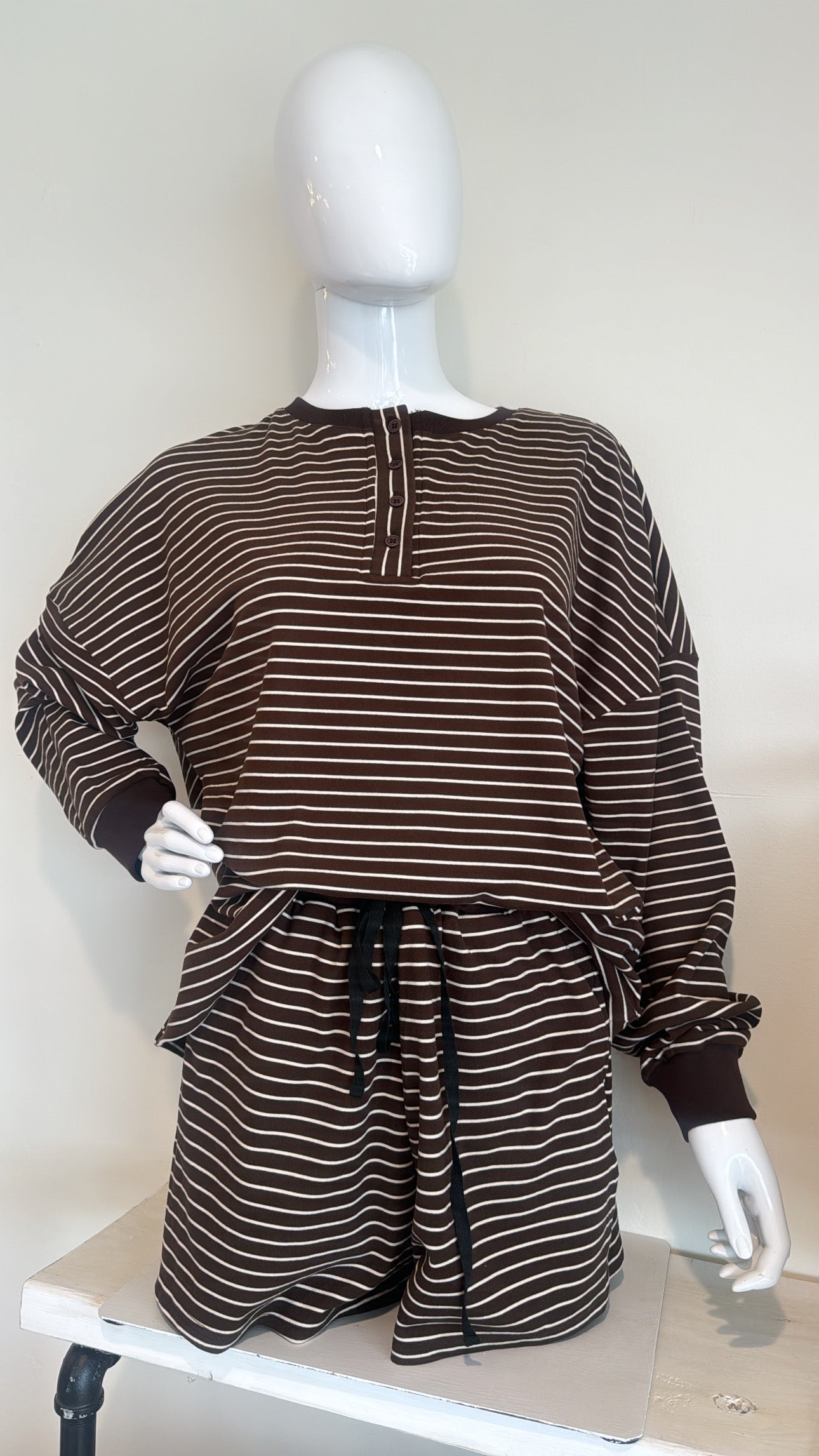 Prescott Matching Set - Chocolate/White