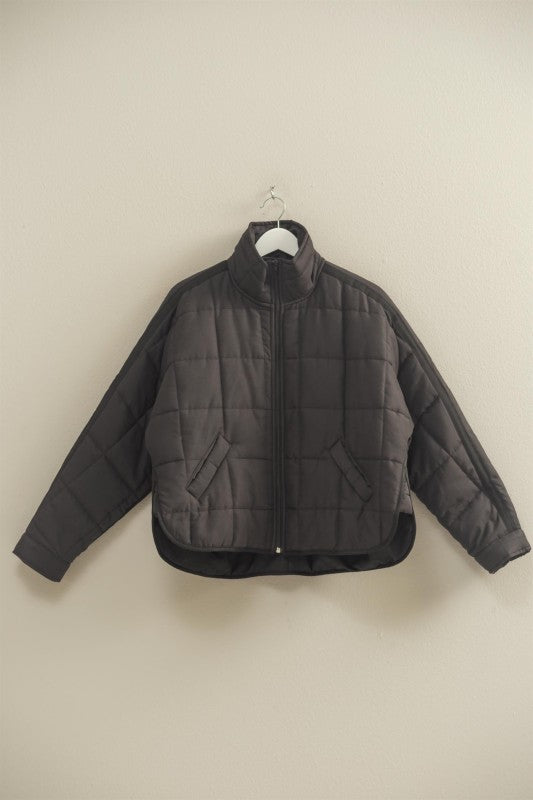 Every Day Quilted Jacket - Black