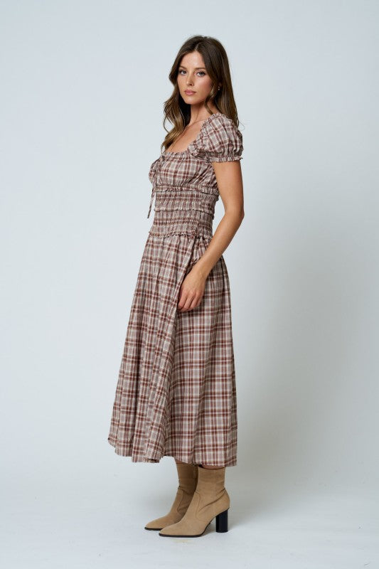 Pretty in Plaid Midi